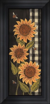 Framed Farmhouse Sunflowers I Print