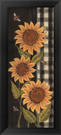 Framed Farmhouse Sunflowers I Print