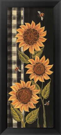 Framed Farmhouse Sunflowers II Print