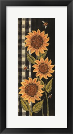 Framed Farmhouse Sunflowers II Print