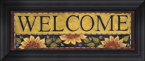 Framed Warm Welcome I Print