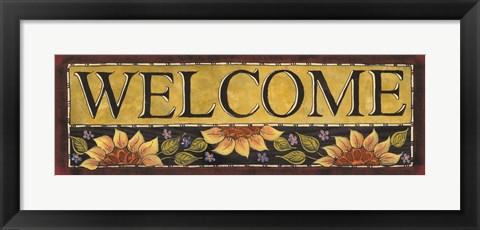 Framed Warm Welcome I Print