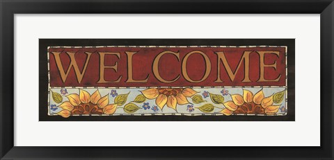 Framed Warm Welcome II Print