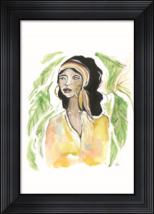 Framed In the Leaves Print