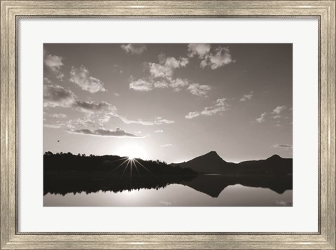 Framed Estes Lake Sunrise Print
