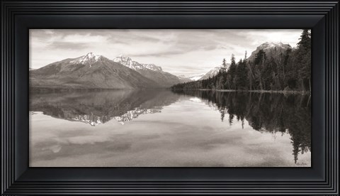 Framed Lake McDonald Print