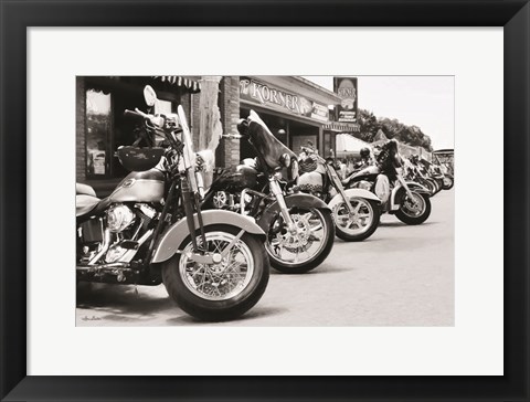 Framed Bike Week Print