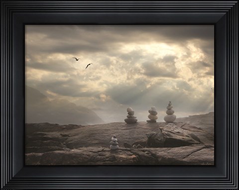 Framed Blaze a New Trail Print