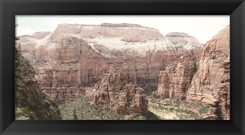 Framed Hiking in Zion Print