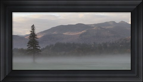 Framed Adirondack Misty Morning Print