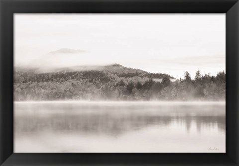 Framed Foggy View Print