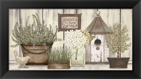 Framed Collection of Herbs Print