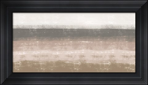 Framed Striped Abstract 3 Print