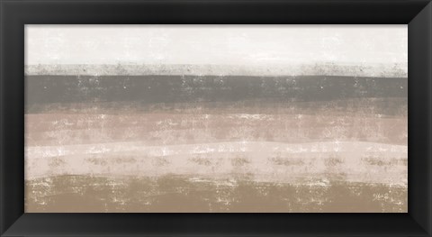 Framed Striped Abstract 3 Print