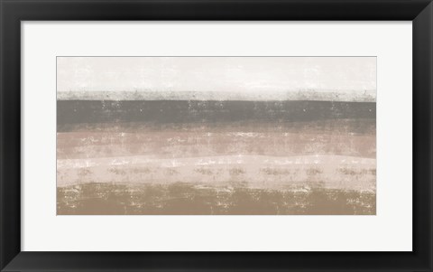 Framed Striped Abstract 3 Print