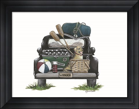 Framed Adventure Awaits Print