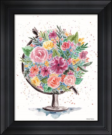 Framed Flower Globe Print