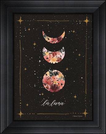 Framed La Luna Moon Phases Print
