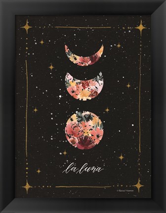 Framed La Luna Moon Phases Print