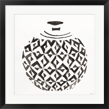 Framed Tile Vase 4 Print