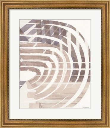 Framed Abstract Curves Print