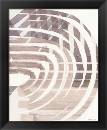 Framed Abstract Curves Print