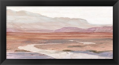 Framed Painted Valley Print