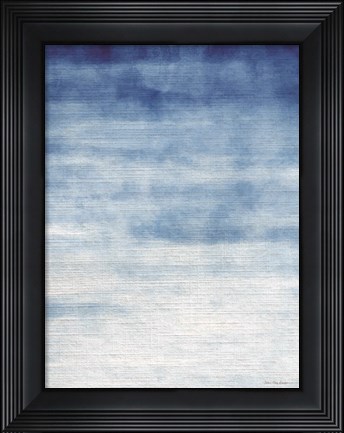 Framed Abstract Blue Print