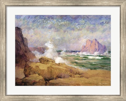 Framed Ocean and the Bay Print