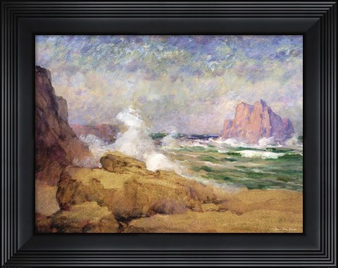 Framed Ocean and the Bay Print