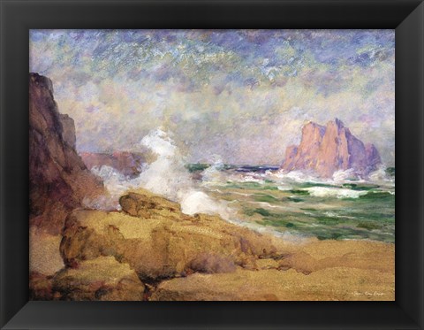 Framed Ocean and the Bay Print