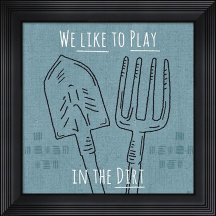 Framed Home Grown II Print