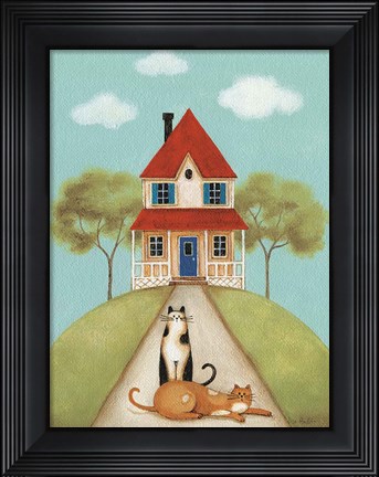 Framed My Home V Print
