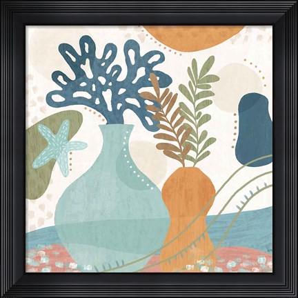 Framed Coastal Creations III Print
