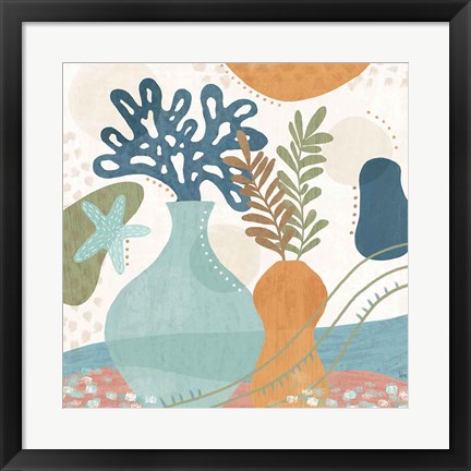 Framed Coastal Creations III Print