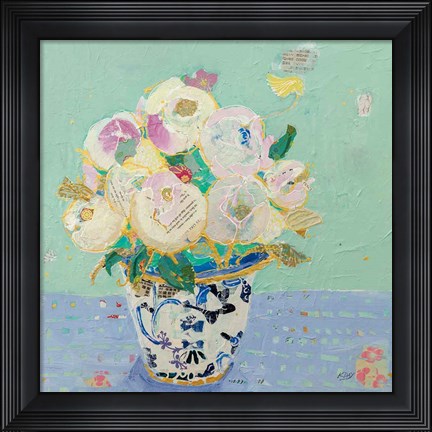 Framed Kristens Peonies Print