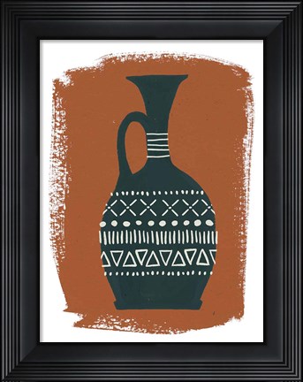 Framed Global Vessels I Print