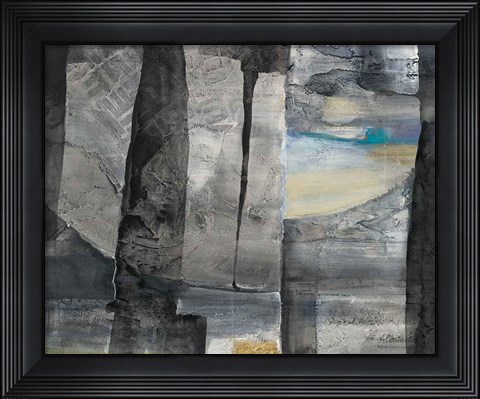 Framed Cracks in the Wall Print
