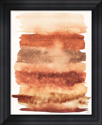 Framed Desert Blooms Abstract II Fall Print