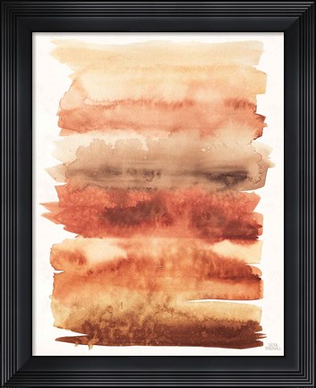 Framed Desert Blooms Abstract I Fall Print