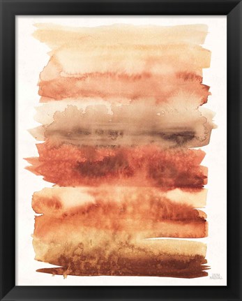 Framed Desert Blooms Abstract I Fall Print