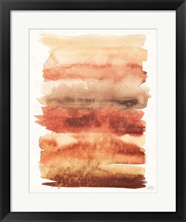 Framed Desert Blooms Abstract I Fall Print