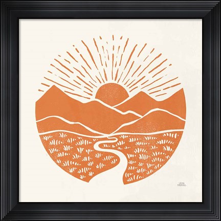 Framed On the Horizon I Print