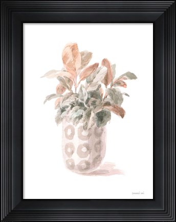 Framed Modern Flora II Print