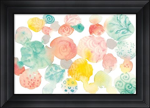 Framed Color Dots Print