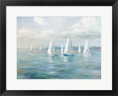 Framed Setting Sail Print