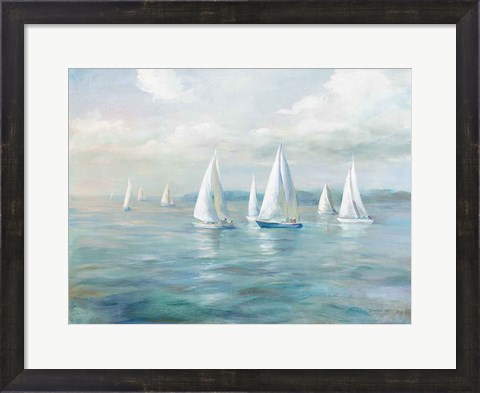 Framed Setting Sail Print