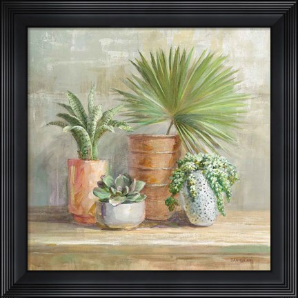 Framed Indoor Garden Print