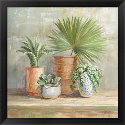 Framed Indoor Garden Print