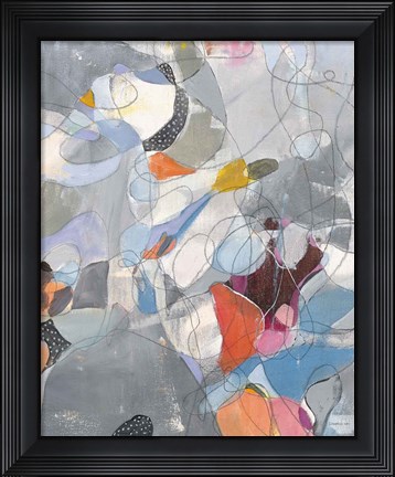 Framed Line Abstract Print